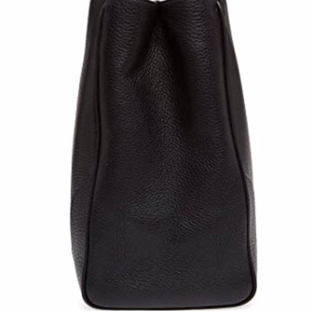 Tory Burch Black Leather Marsden XL Tote Shoulder - Picture 5 of 8